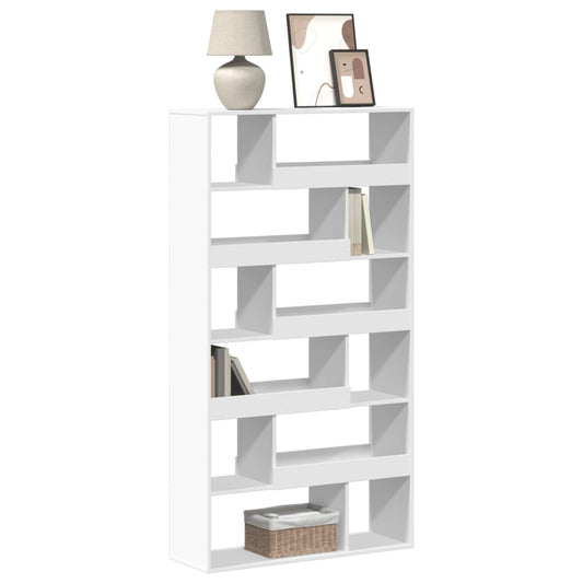 vidaXL Βιβλιοθήκη Λευκή 100x33x187,5 εκ. Επεξ. Ξύλο