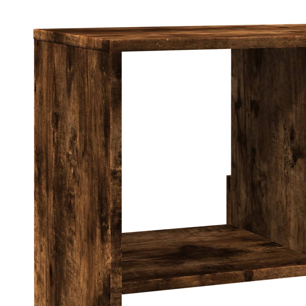 vidaXL Βιβλιοθήκη Καπνιστή Δρυς 100x33x187,5εκ. από Επεξεργασμένο Ξύλο