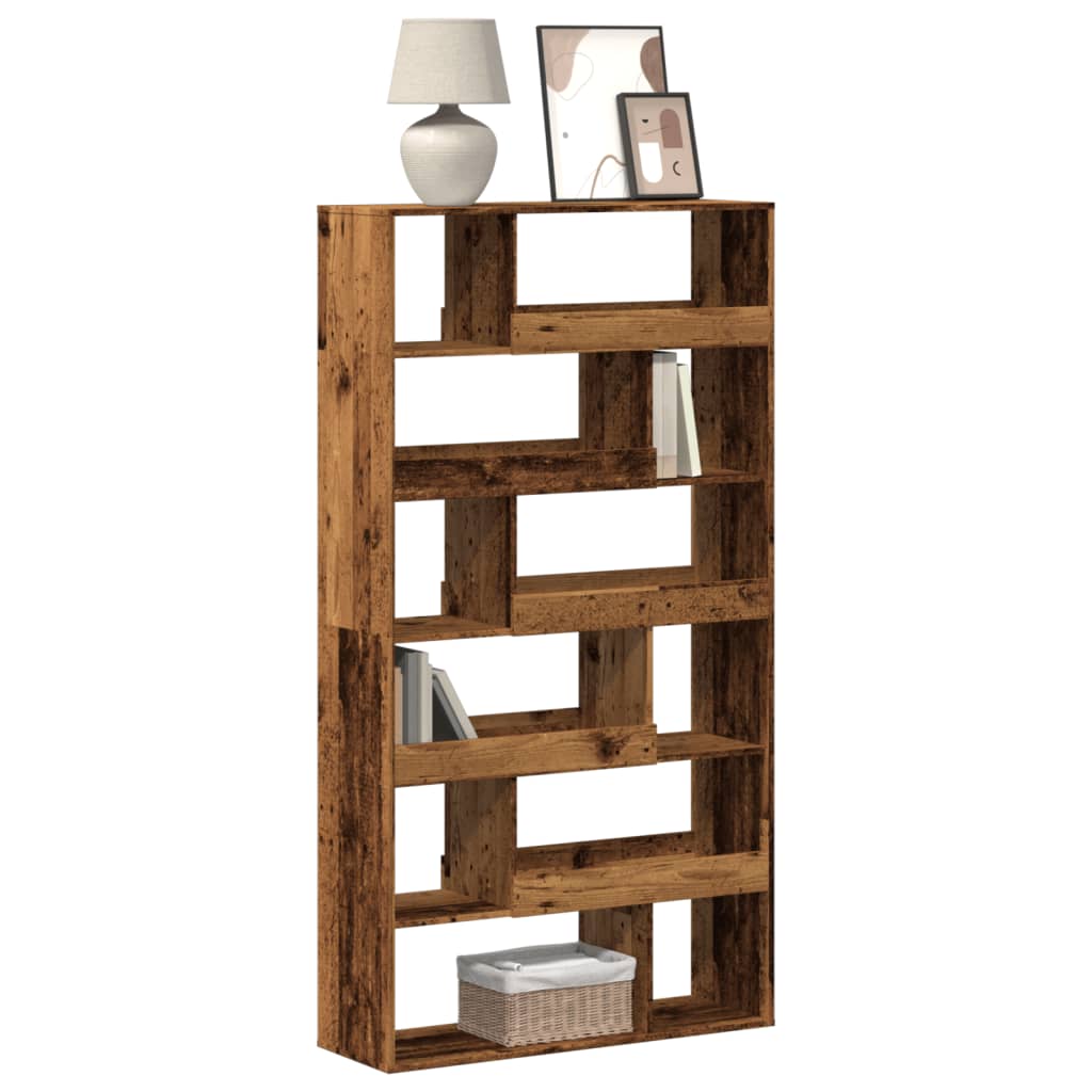 vidaXL Βιβλιοθήκη Όψη Παλαιού Ξύλου 100x33x187,5εκ. Επεξεργασμένο Ξύλο