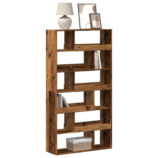 vidaXL Βιβλιοθήκη Όψη Παλαιού Ξύλου 100x33x187,5εκ. Επεξεργασμένο Ξύλο