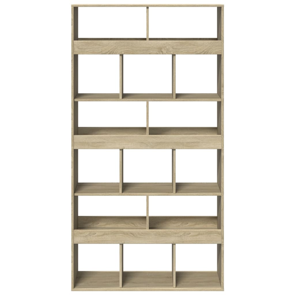 vidaXL Βιβλιοθήκη Sonoma Δρυς 100x33x187,5 εκ. από Επεξεργασμένο Ξύλο