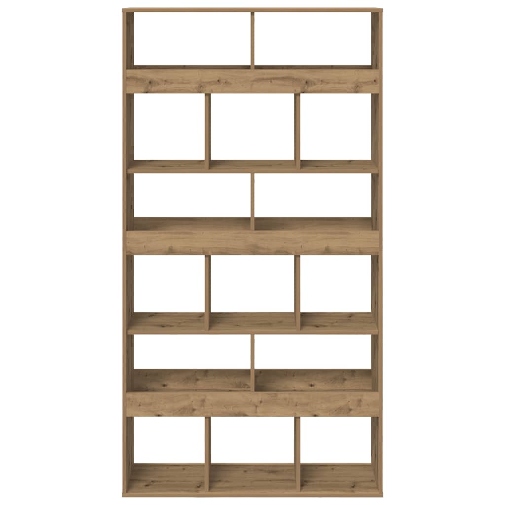 vidaXL Βιβλιοθήκη Αρτισιανή Δρυς 100x33x187,5εκ από Επεξεργασμένο Ξύλο
