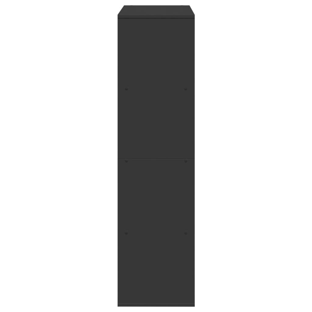 vidaXL Βιβλιοθήκη/Διαχωριστικό Χώρου Μαύρη 100x33x125,5 εκ. Επεξ. Ξύλο