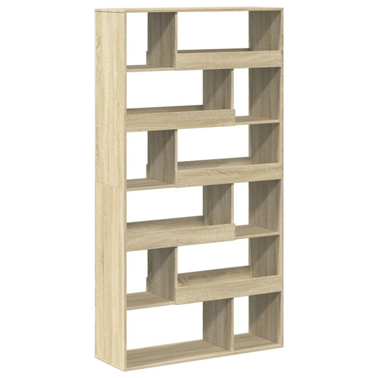 vidaXL Βιβλιοθήκη/Διαχωριστικό Χώρου Δρυς 100x33x187,5 εκ. Επεξ. Ξύλο