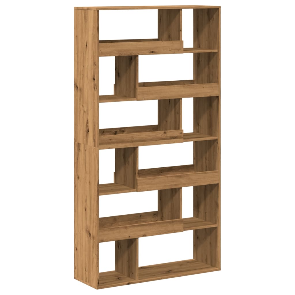 vidaXL Βιβλιοθήκη/Διαχωριστικό Χώρου Δρυς 100x33x187,5 εκ. Επεξ. Ξύλο