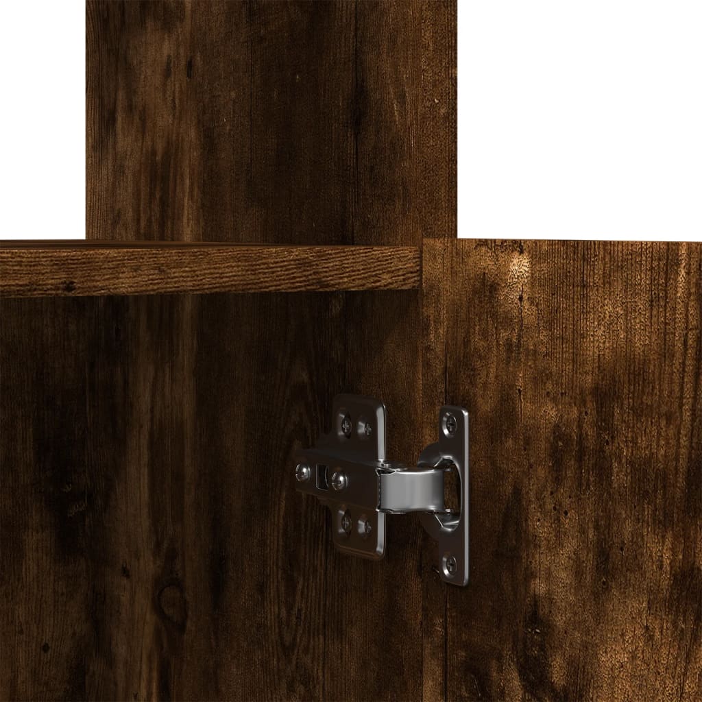 vidaXL Ντουλάπι Καπνιστή Δρυς 63x33x180 εκ. από Επεξεργασμένο Ξύλο