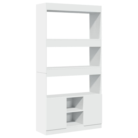 vidaXL Ντουλάπι Λευκό 92x33x180εκ. από Επεξεργασμένο Ξύλο