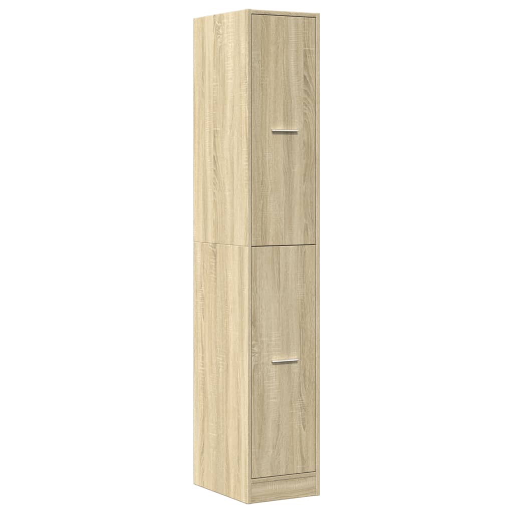 vidaXL Συρταριέρα Γενικής Χρήσης Sonoma Δρυς 30x41x174,5εκ Επεξ. Ξύλο
