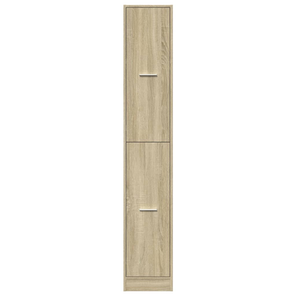 vidaXL Συρταριέρα Γενικής Χρήσης Sonoma Δρυς 30x41x174,5εκ Επεξ. Ξύλο