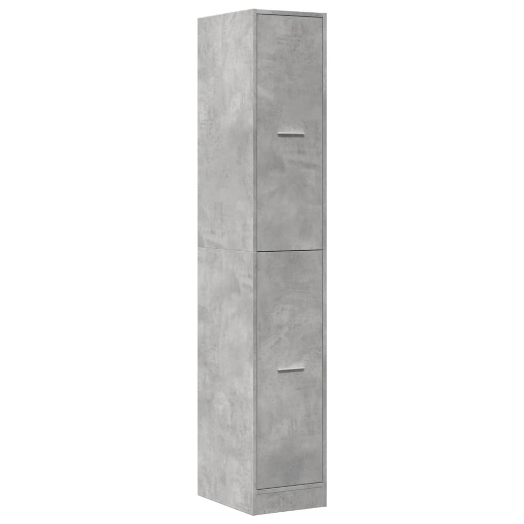 vidaXL Συρταριέρα Γενικής Χρήσης Γκρι Σκυρ.30x41x174,5 εκ. Επεξ. Ξύλο