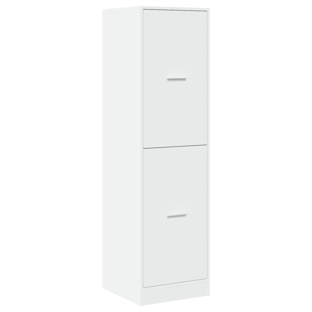 vidaXL Συρταριέρα Γενικής Χρήσης Λευκή 40 x 41 x 144,5 εκ. Επεξ. Ξύλο