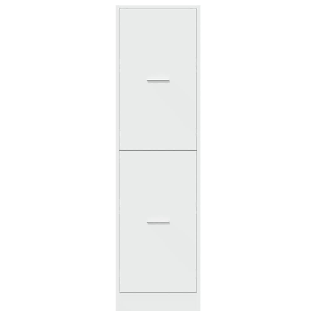 vidaXL Συρταριέρα Γενικής Χρήσης Λευκή 40 x 41 x 144,5 εκ. Επεξ. Ξύλο
