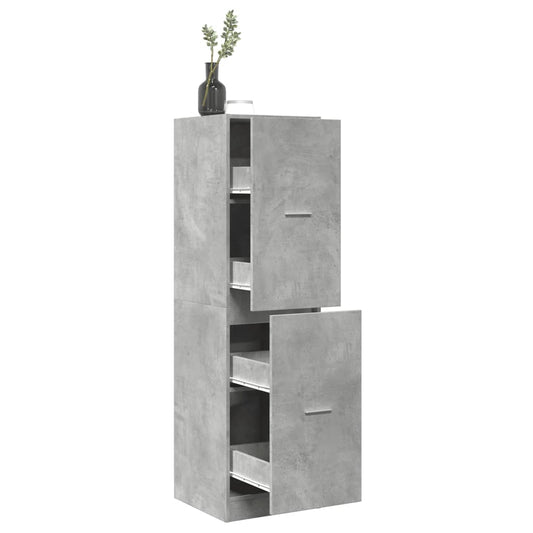 vidaXL Συρταριέρα Γενικής Χρήσης Γκρι Σκυρ.40x41x144,5 εκ. Επεξ. Ξύλο