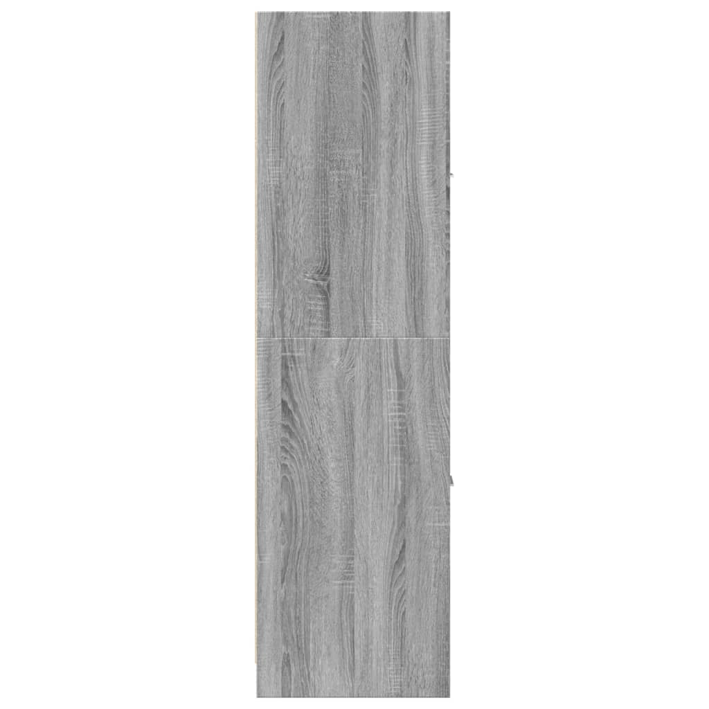 vidaXL Συρταριέρα Γενικής Χρήσης Γκρι Sonoma 40x41x144,5 εκ.Επεξ. Ξύλο