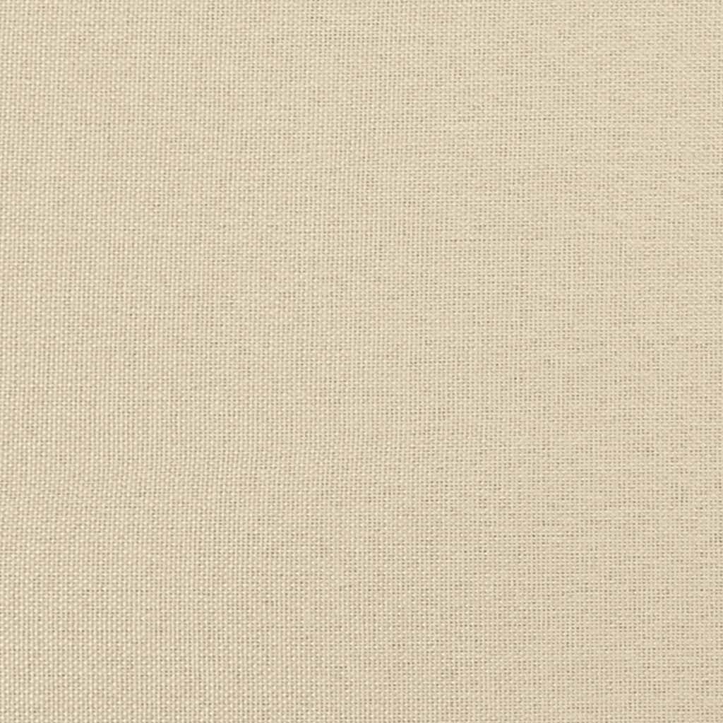 vidaXL πολυθρόνα Cream 74x84x100 cm Ύφασμα