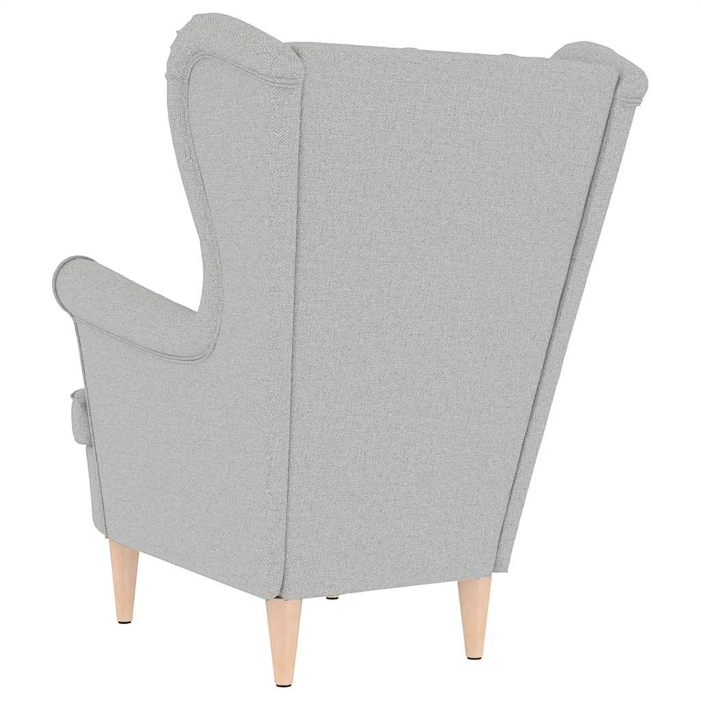 vidaXL πολυθρόνα Cloud Grey 74x84x100 cm Ύφασμα