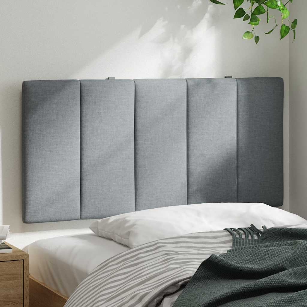 vidaXL Μαξιλάρι για Κεφαλάρι Hanko Ανοιχτό Γκρι 100 εκ. Υφασμάτινο