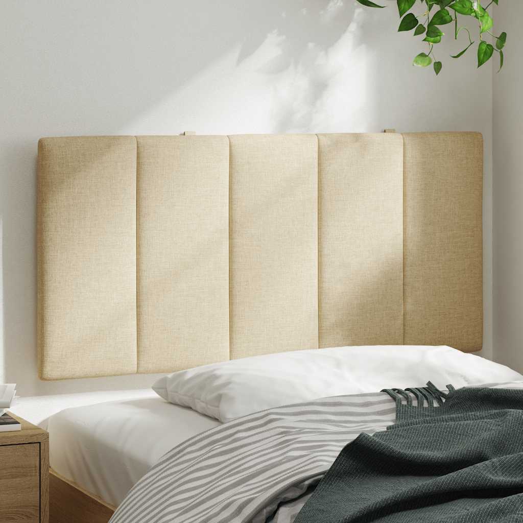 vidaXL Μαξιλάρι για Κεφαλάρι Hanko Κρεμ 100 εκ. Υφασμάτινο