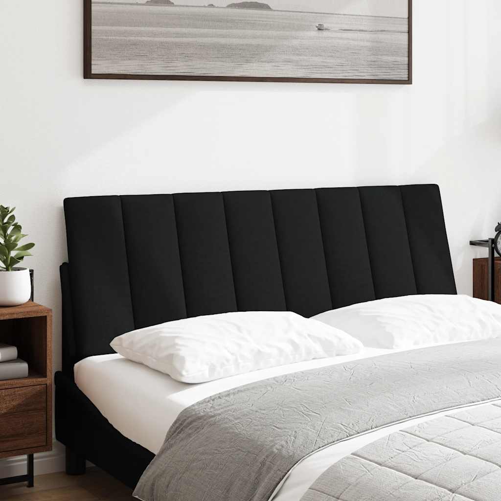 vidaXL Μαξιλάρι για Κεφαλάρι Hanko Μαύρο 120 εκ. Υφασμάτινο