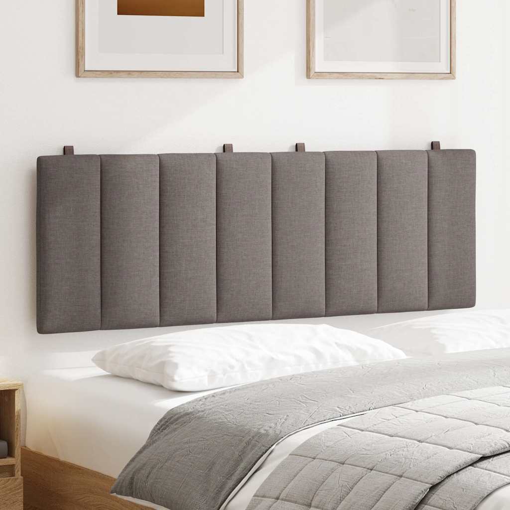 vidaXL Μαξιλάρι για Κεφαλάρι Hanko Taupe 120 εκ. Υφασμάτινο