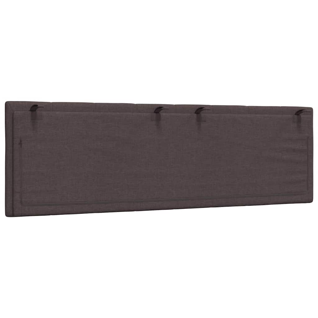 vidaXL Μαξιλάρι για Κεφαλάρι Hanko Σκούρο Καφέ 160 εκ. Υφασμάτινο