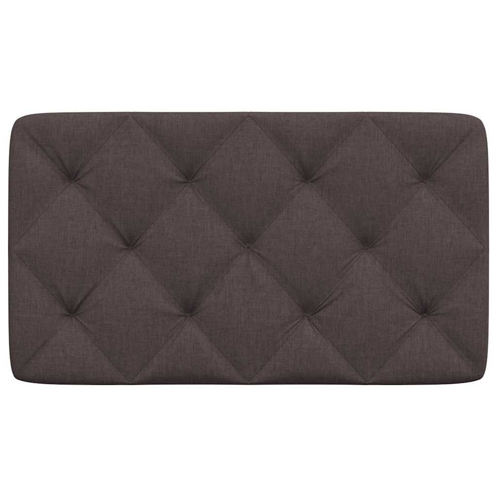 vidaXL Μαξιλάρι για Κεφαλάρι Σκούρο Καφέ 90 εκ. Υφασμάτινο