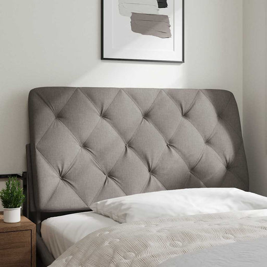 vidaXL Μαξιλάρι για Κεφαλάρι Taupe 100 εκ. Υφασμάτινο