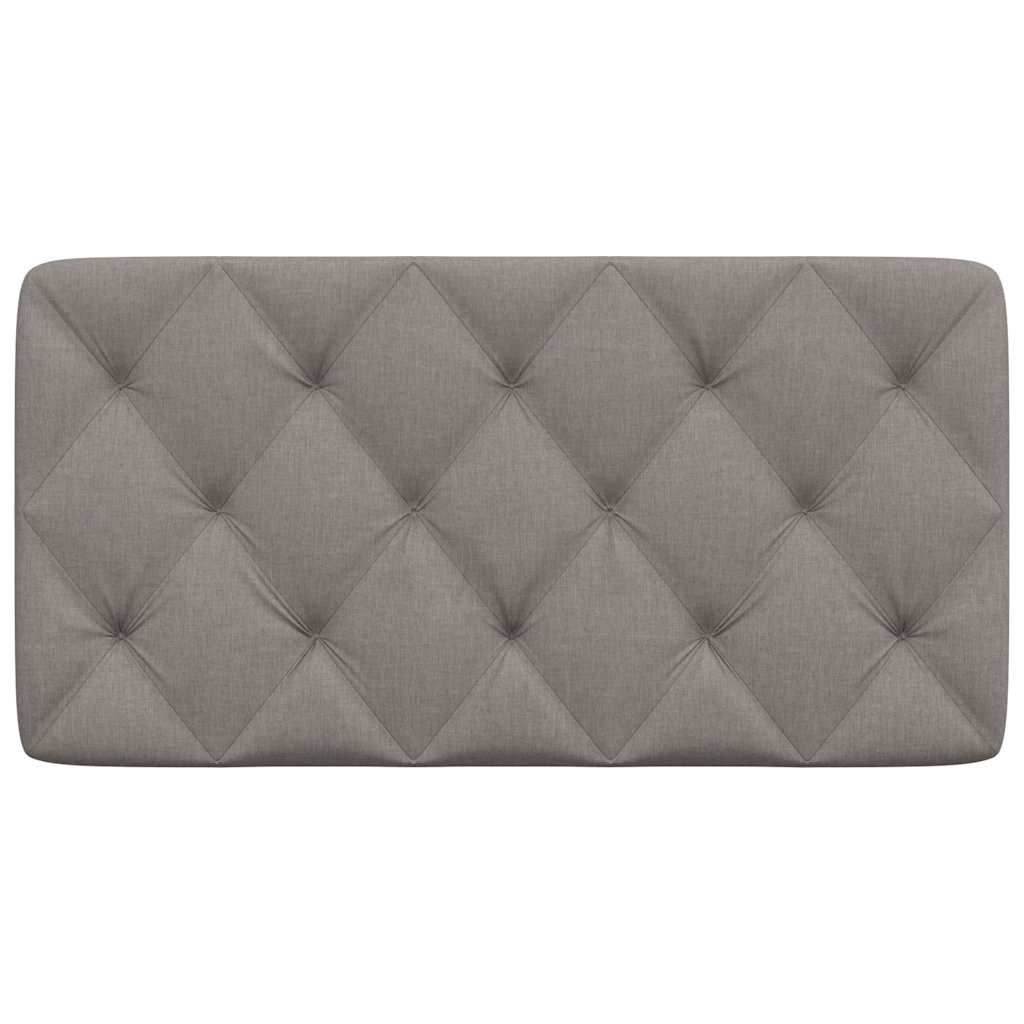 vidaXL Μαξιλάρι για Κεφαλάρι Taupe 100 εκ. Υφασμάτινο