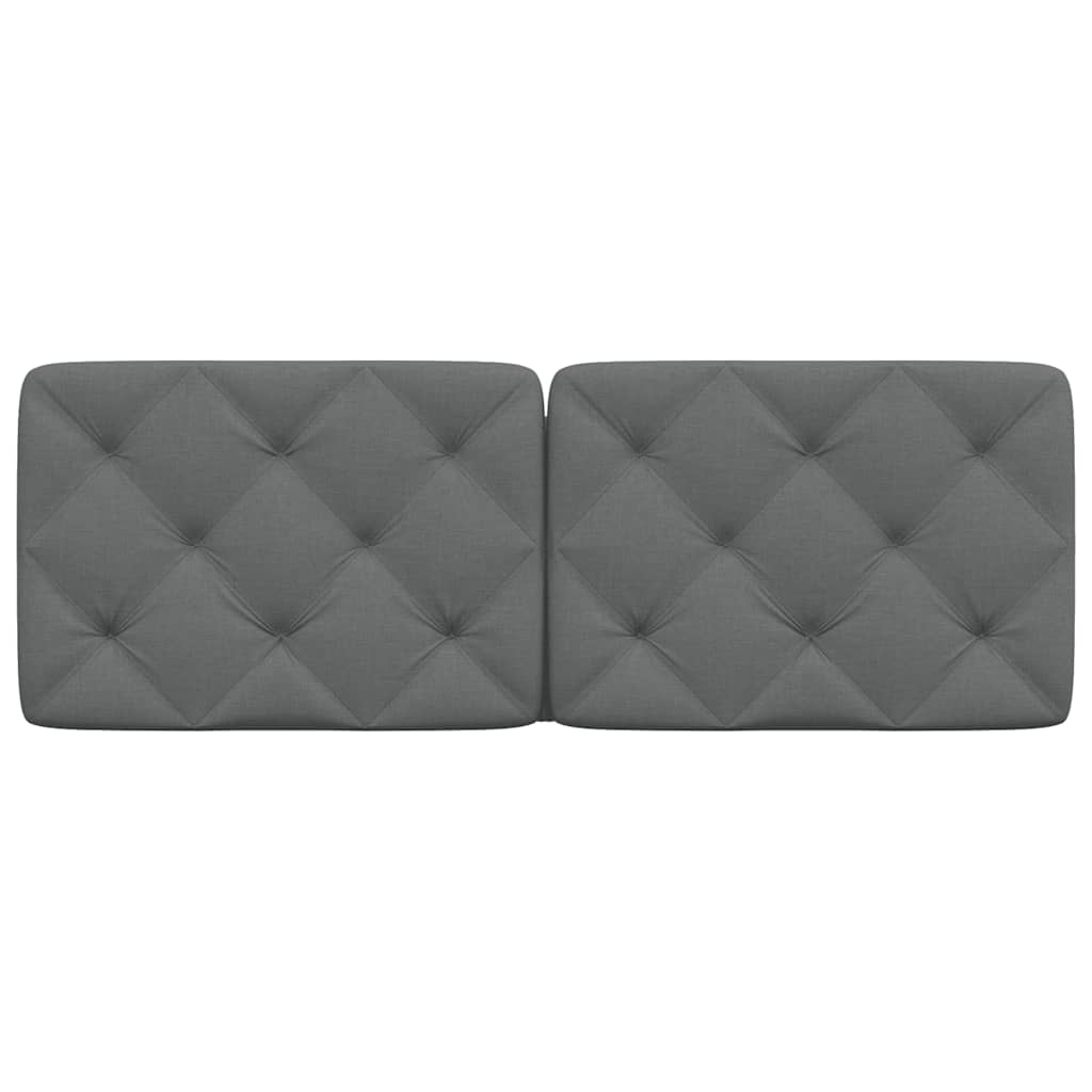 vidaXL Μαξιλάρι για Κεφαλάρι Σκούρο Γκρι 120 εκ. Υφασμάτινο