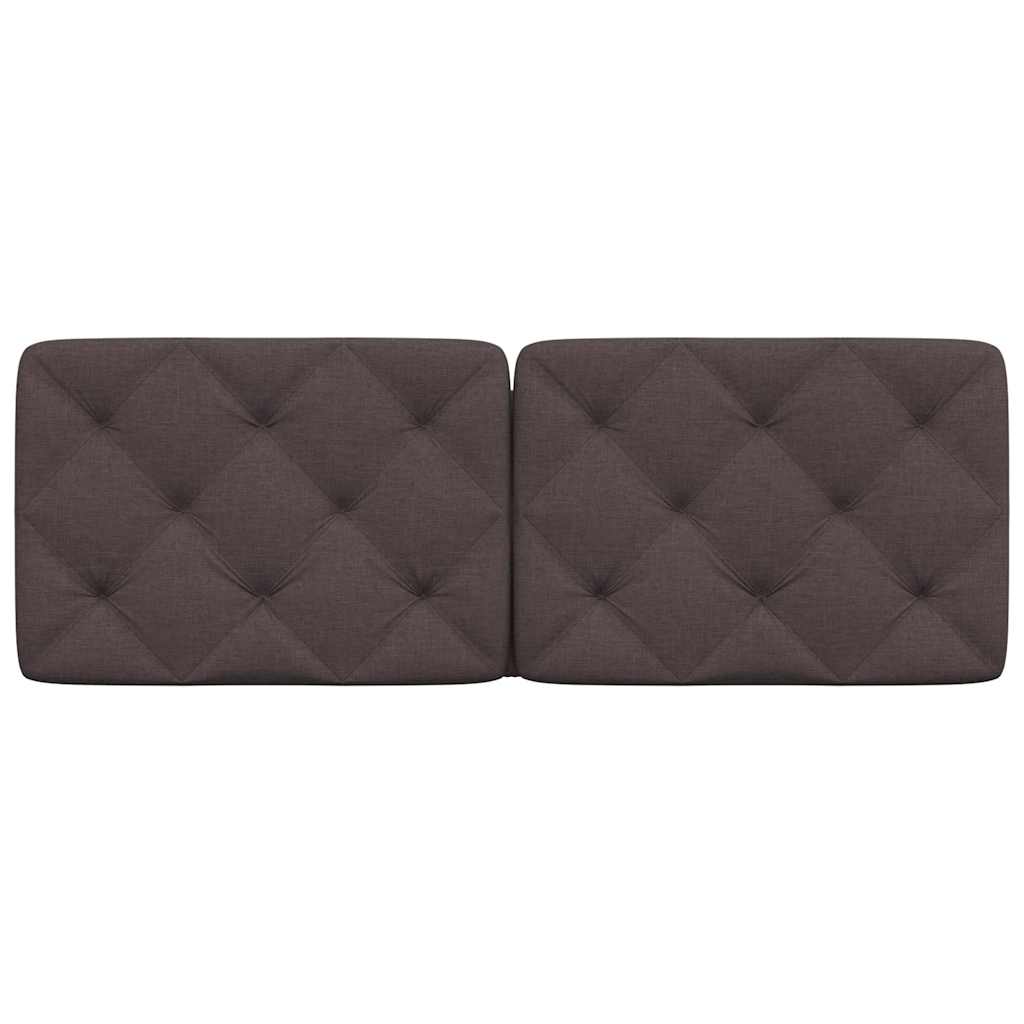 vidaXL Μαξιλάρι για Κεφαλάρι Σκούρο Καφέ 120 εκ. Υφασμάτινο