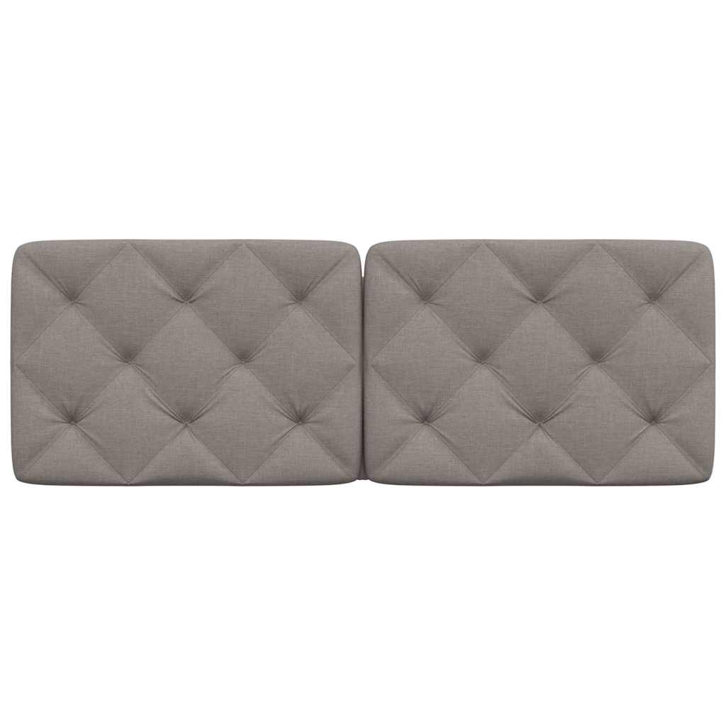 vidaXL Μαξιλάρι για Κεφαλάρι Taupe 120 εκ. Υφασμάτινο