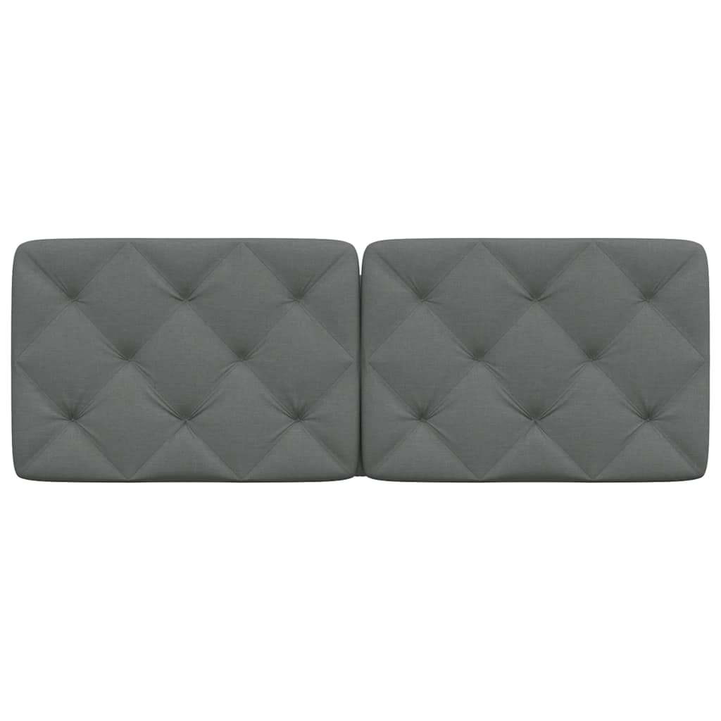 vidaXL Μαξιλάρι για Κεφαλάρι Σκούρο Γκρι 140 εκ. Υφασμάτινο