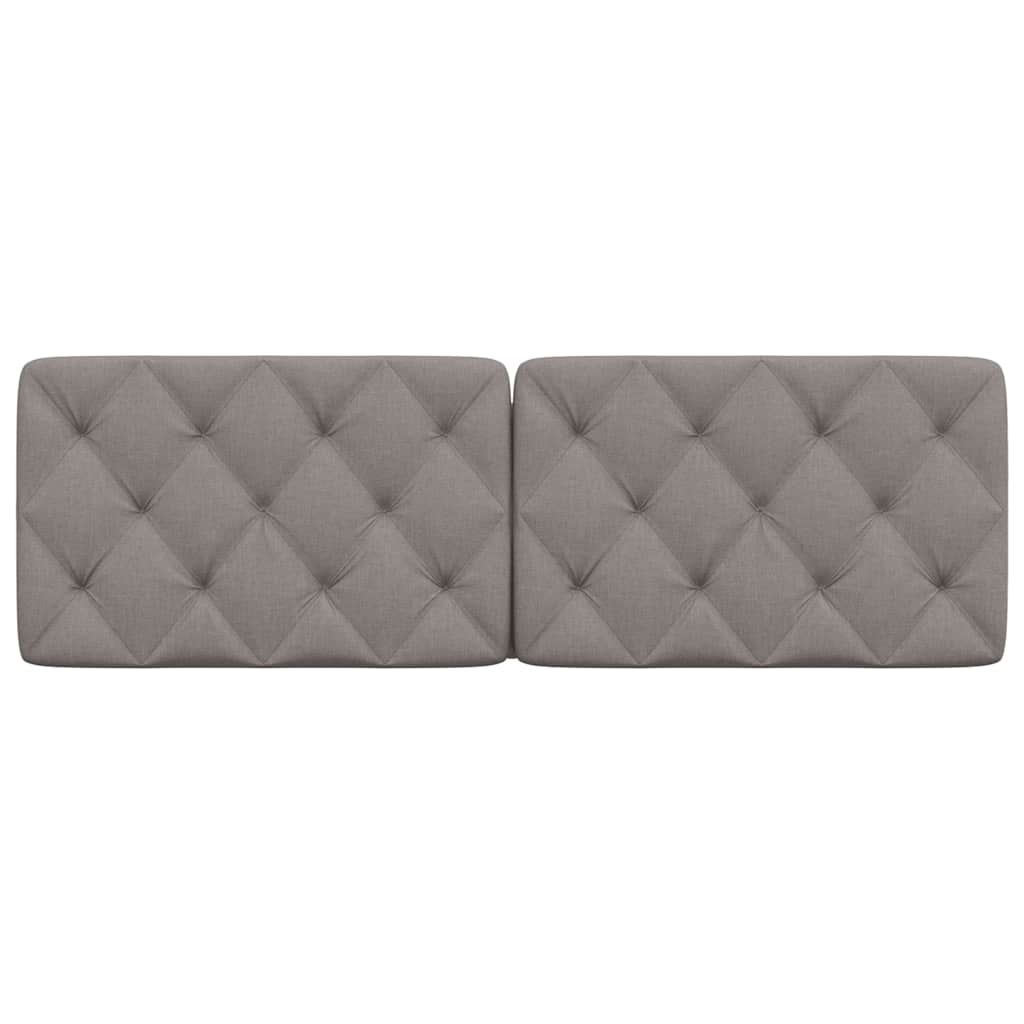 vidaXL Μαξιλάρι για Κεφαλάρι Taupe 160 εκ. Υφασμάτινο