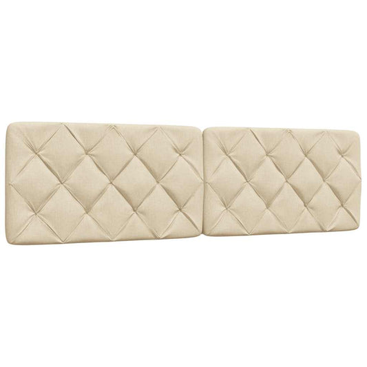 vidaXL Μαξιλάρι για Κεφαλάρι Κρεμ 180 εκ. Υφασμάτινο