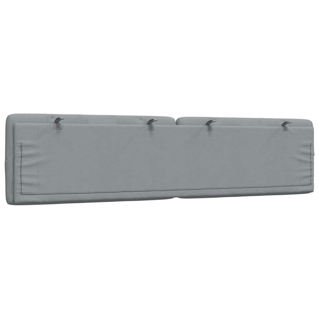 vidaXL Μαξιλάρι για Κεφαλάρι Ανοιχτό Γκρι 200 εκ. Υφασμάτινο