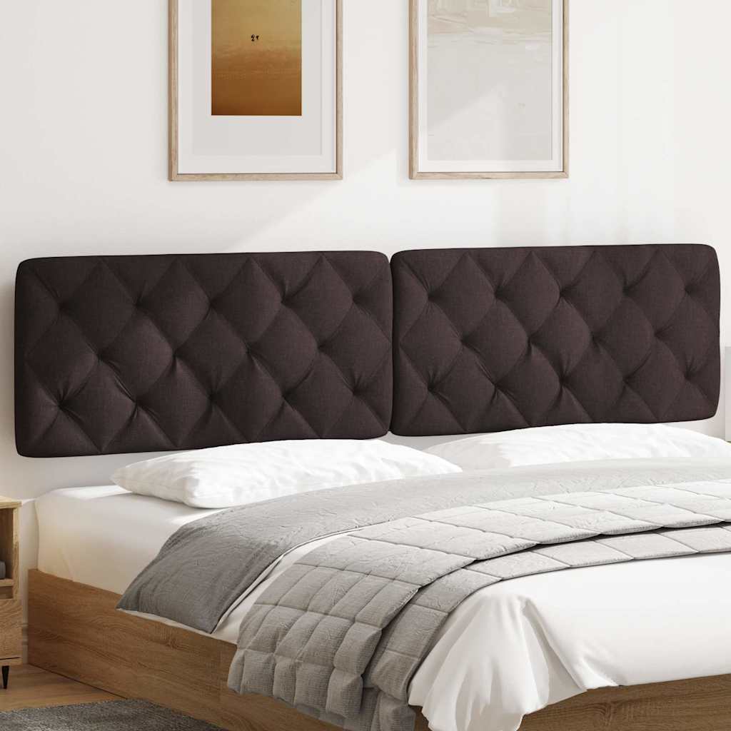 vidaXL Μαξιλάρι για Κεφαλάρι Σκούρο Καφέ 200 εκ. Υφασμάτινο