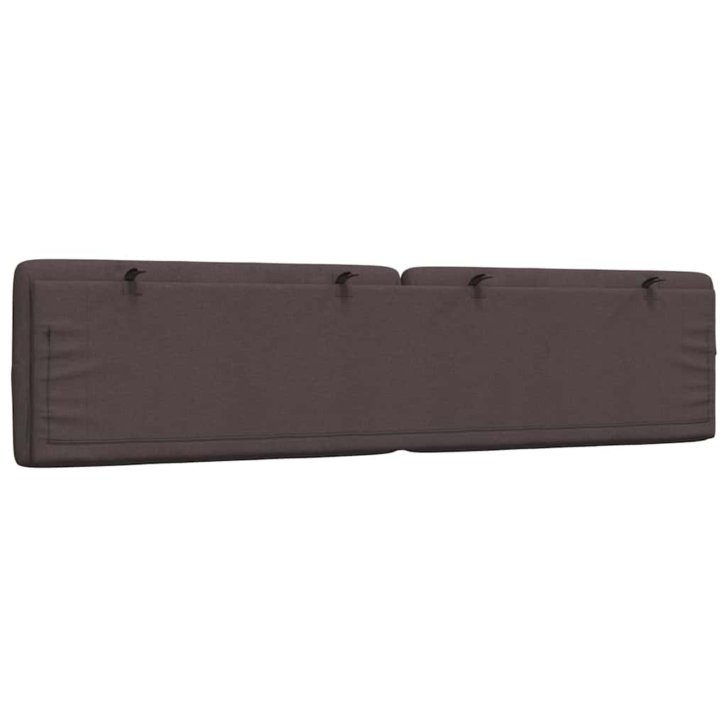 vidaXL Μαξιλάρι για Κεφαλάρι Σκούρο Καφέ 200 εκ. Υφασμάτινο