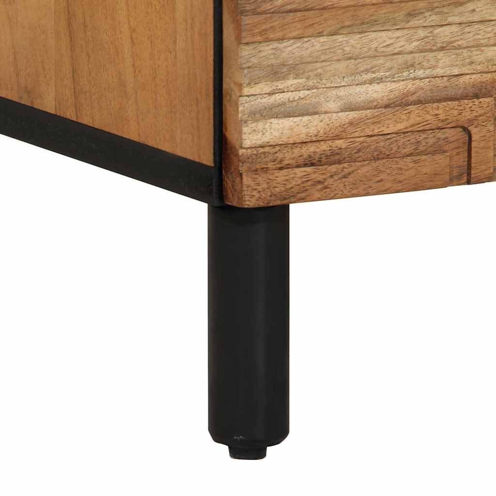 vidaXL Σετ Μπουφέδων 2 τμχ. 120 x 33 x 75 εκ Στερεό Ξύλο Ακακίας