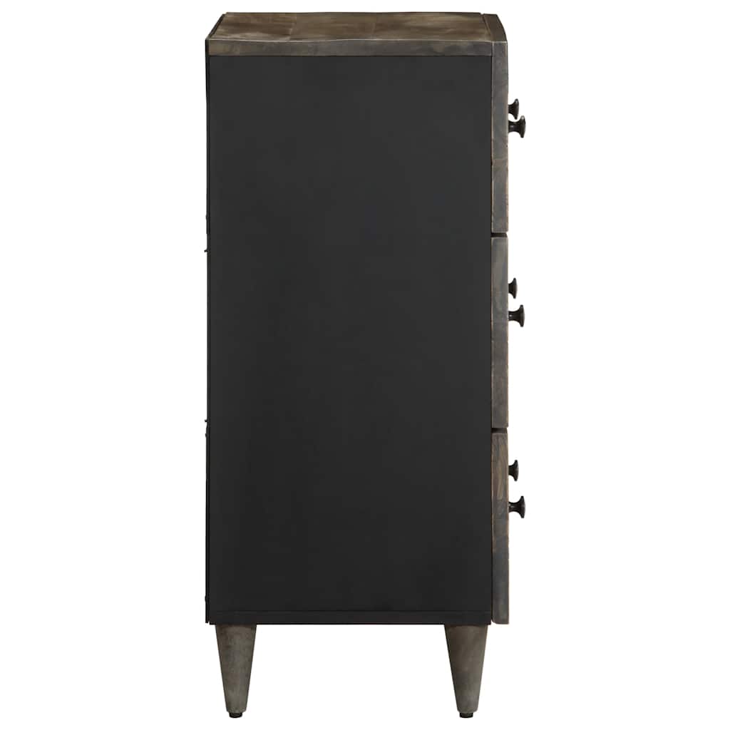 vidaXL Sideboards 2 τεμάχια ανοιχτό γκρι 60x33,5x75cm μασίφ ξύλο Mango