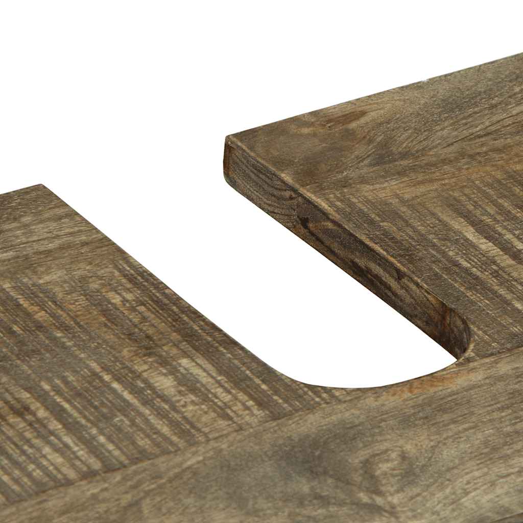 vidaXL Έπιπλα Μπάνιου Σετ 3 Τεμαχίων από Μασίφ Ξύλο Μάνγκο