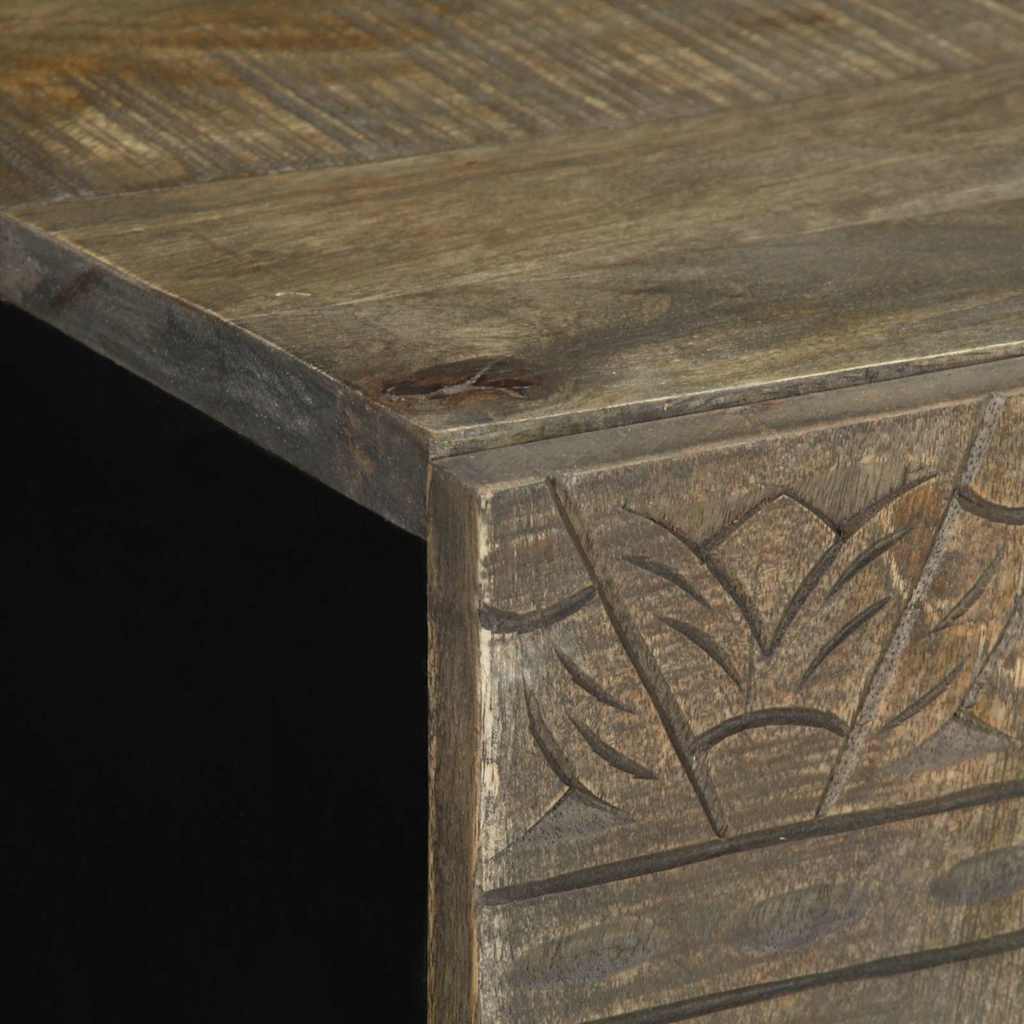 vidaXL Έπιπλα Μπάνιου Σετ 3 Τεμαχίων από Μασίφ Ξύλο Μάνγκο