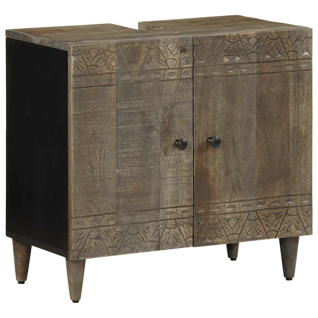 vidaXL Έπιπλα Μπάνιου Σετ 4 Τεμαχίων από Μασίφ Ξύλο Μάνγκο