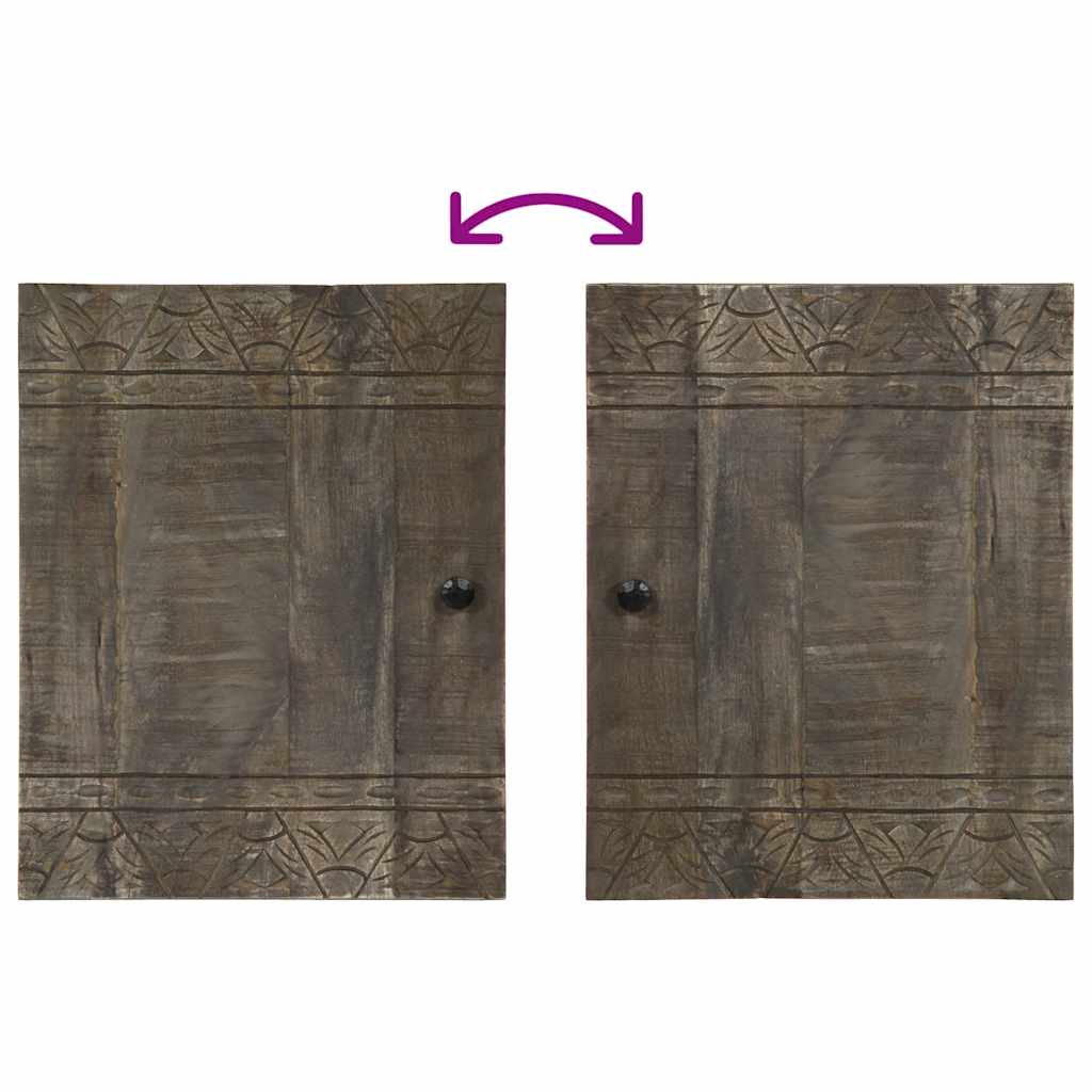 vidaXL Έπιπλα Μπάνιου Σετ 4 Τεμαχίων από Μασίφ Ξύλο Μάνγκο