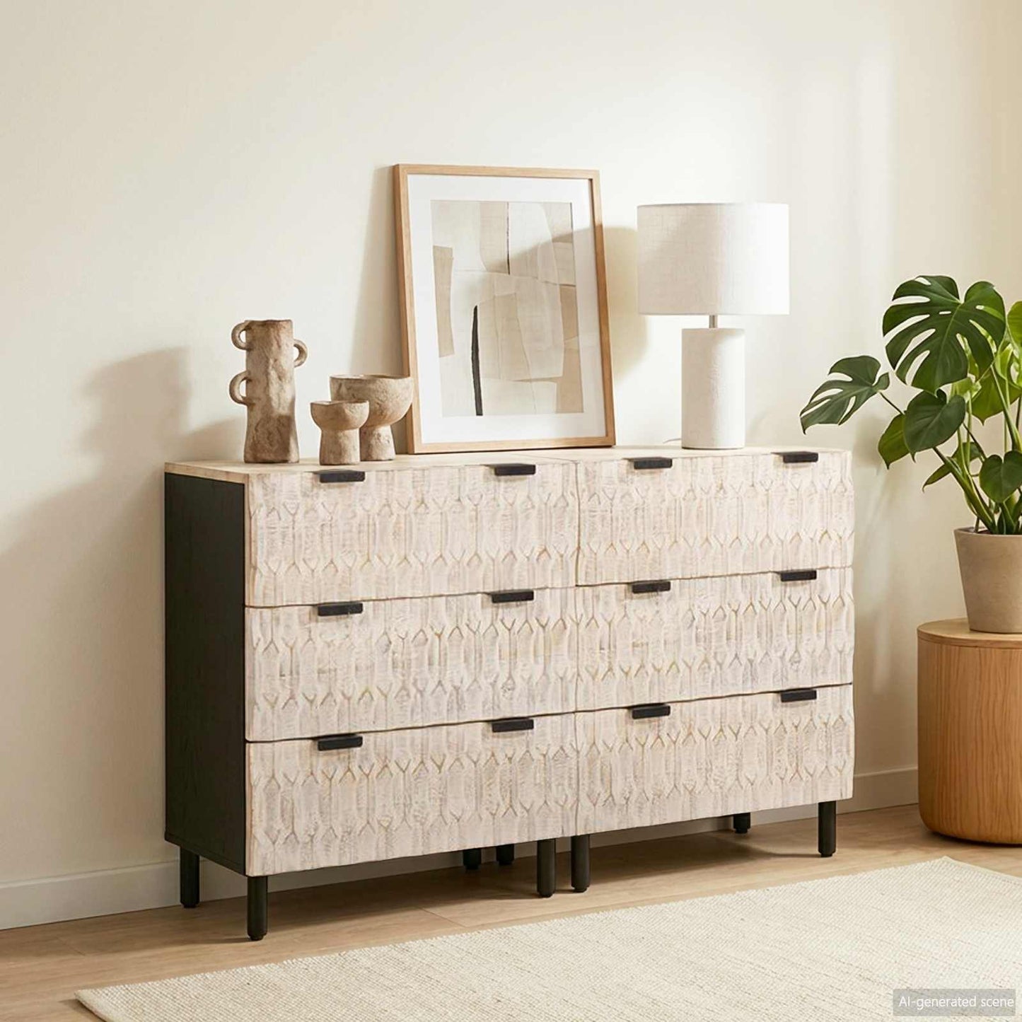vidaXL Πλαϊνό γραφείο 2 τμχ. 60 x 33 x 75 cm Στερεό ξύλο μάνγκο