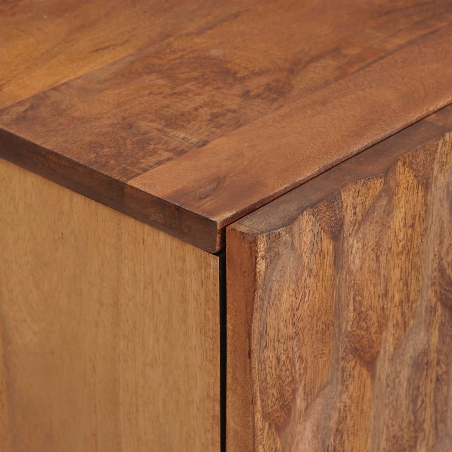 vidaXL Σετ Μπάνιου με συρτάρι 4 pcs Καφέ Ακακία Στερεό ξύλο μάνγκο