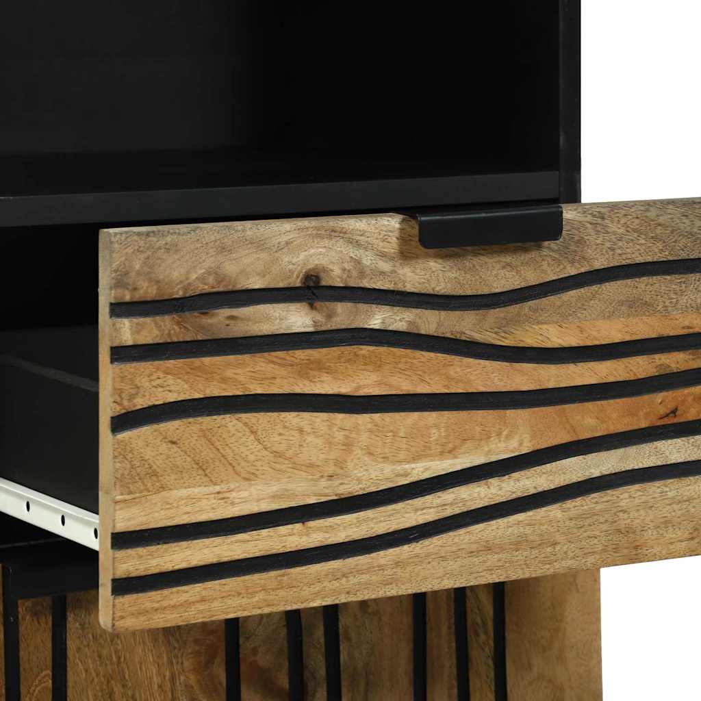 vidaXL Σετ Επίπλων Μπάνιου με συρτάρι 3 pcs Καφέ 38 x 33 x 160 εκ.