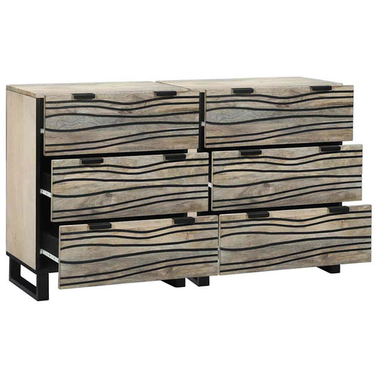 vidaXL Παραδοσιακά Πλευρικά Έπιπλα 2 pcs Λευκό 60 x 33.5 x 75 εκ.