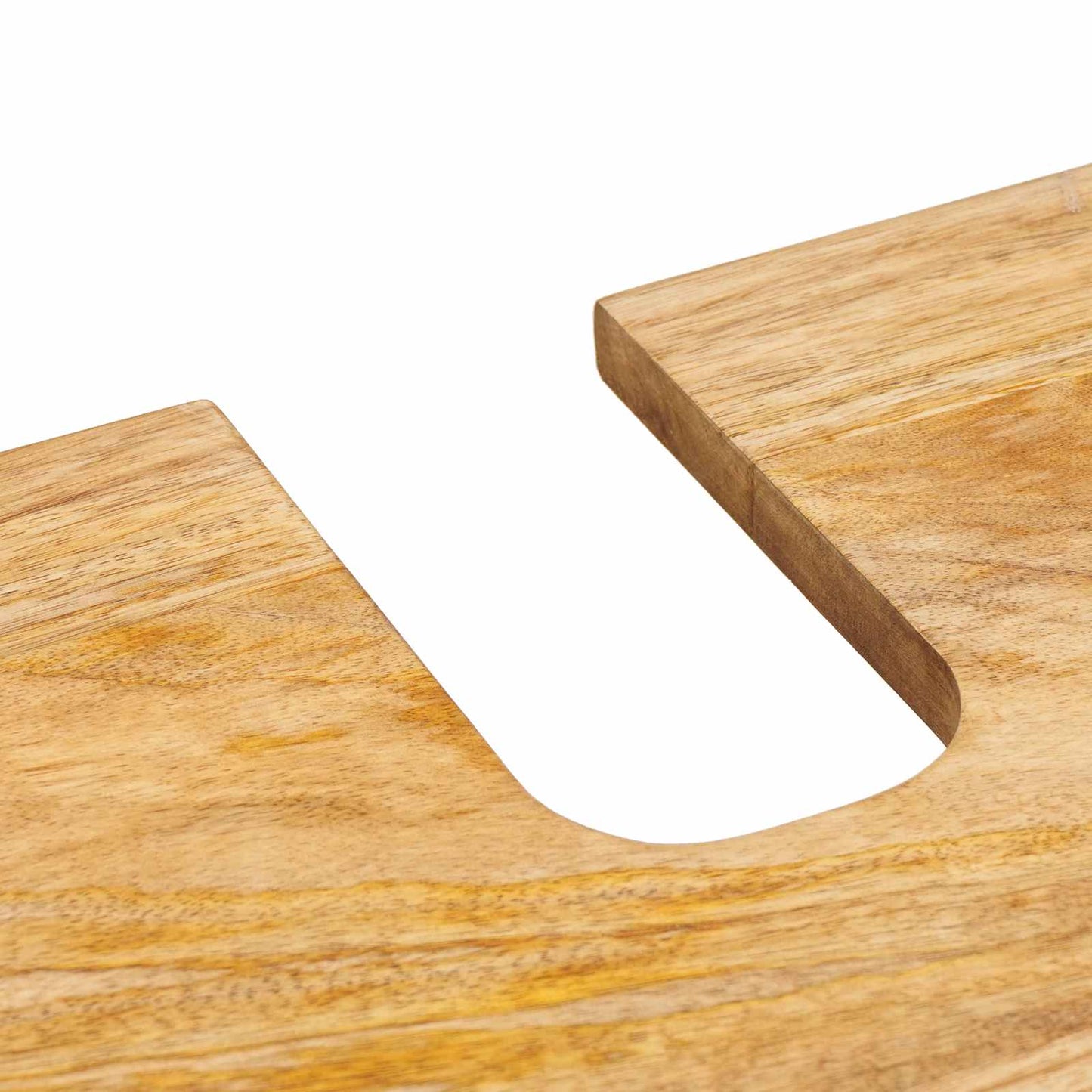 vidaXL Σετ Μπάνιου με αποθήκευση 2 pcs Καφέ Στερεό ξύλο μάνγκο