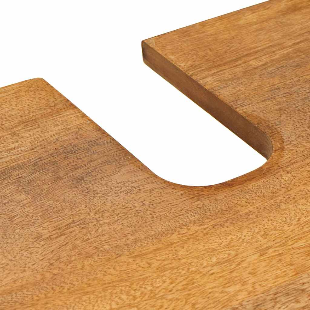 vidaXL Σετ Επίπλων Μπάνιου Επιτοίχιο 2 pcs Καφέ 62 x 33 x 58 εκ.