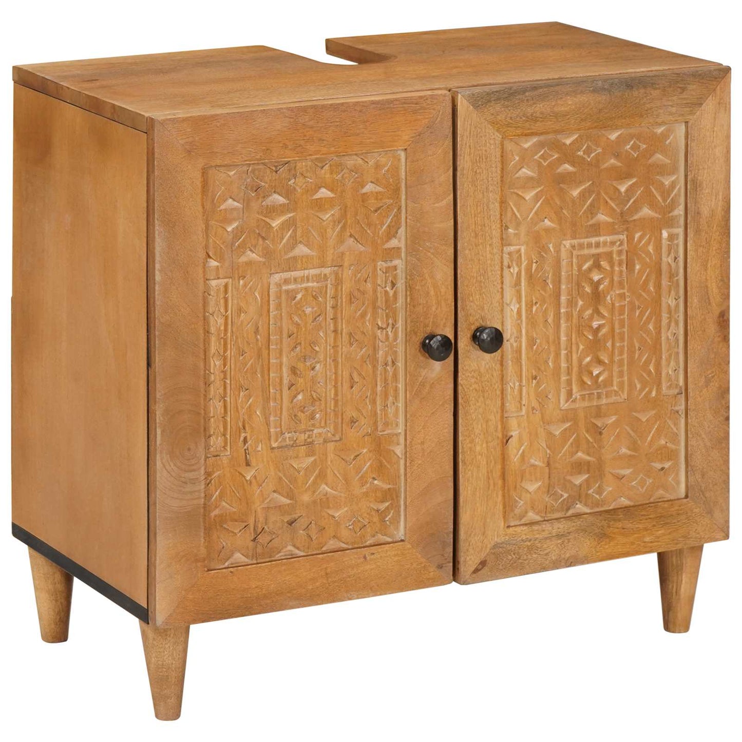 vidaXL Σετ Επίπλων Μπάνιου 4 τμχ. Καφέ 38 x 33 x 160 εκ.